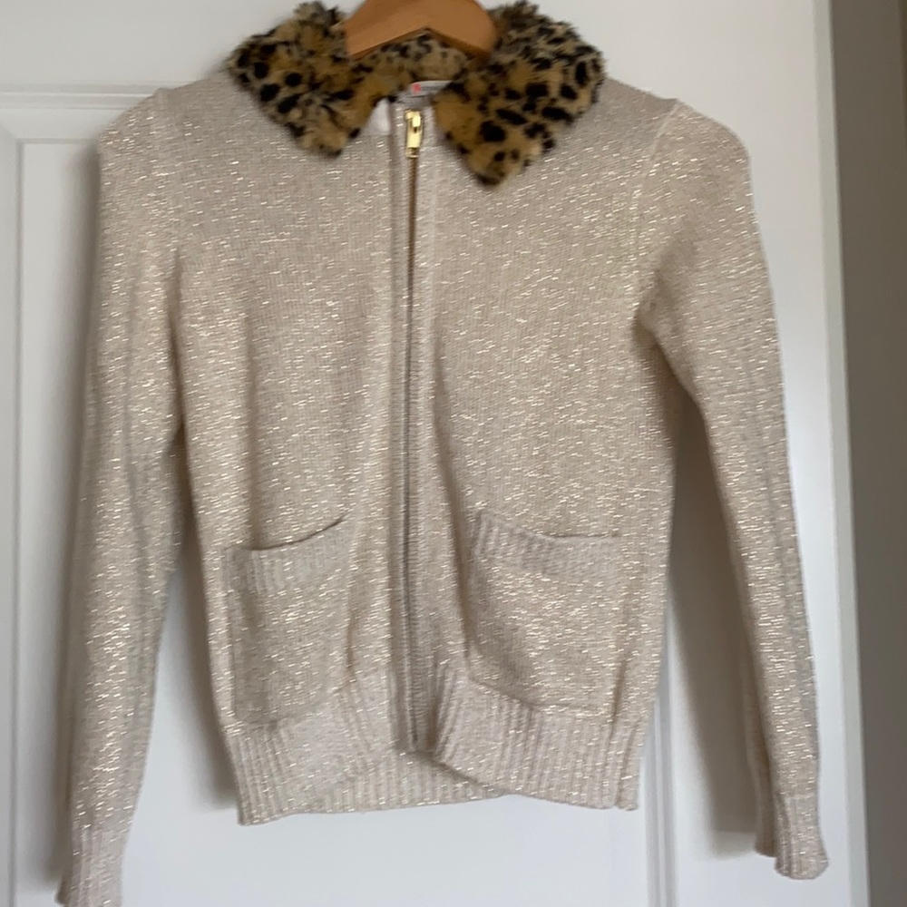 EUC j crew crewcuts zip up sweater